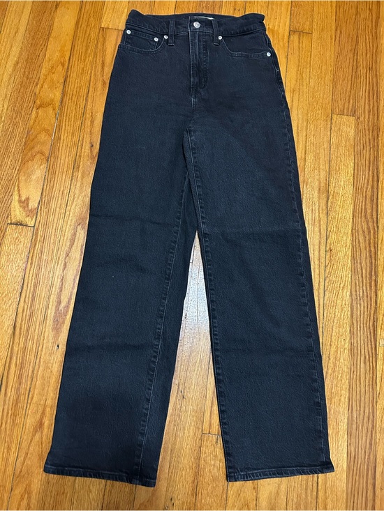 Madewell Denim - MADEWELL Women's Size 25 Washed Black Perfect Vintage High Rise Wide Leg Jeans